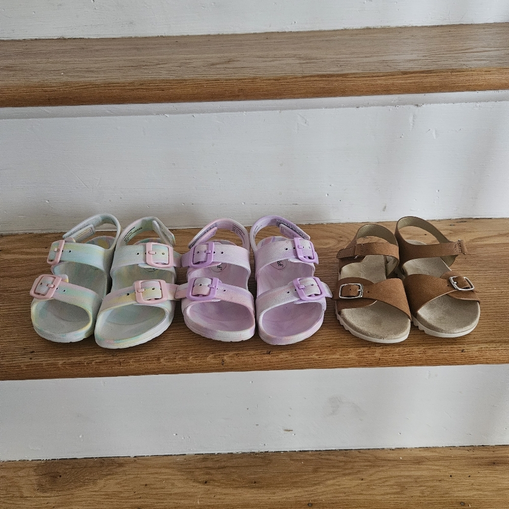 Kids Multi-Color Sandals Set